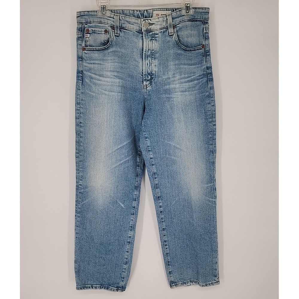 AG Adriano Goldschmied Alexxis‎ Crop High Rise Vintage Fit Jeans Womens 32R Blue